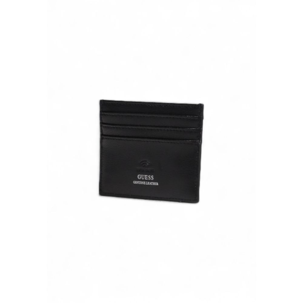 Guess Black Leather Wallet - Timeless Luxury Essential