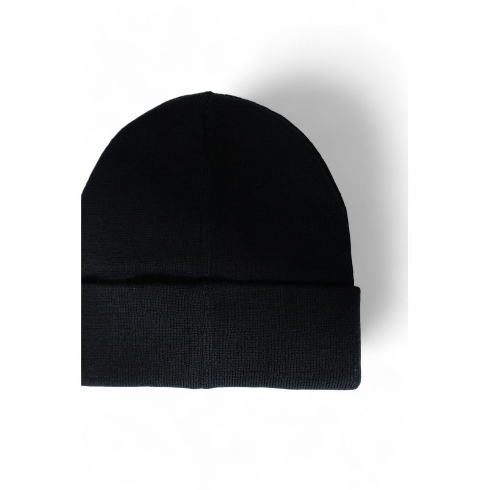 Calvin Klein Black Wool Beanie for Elevated Style