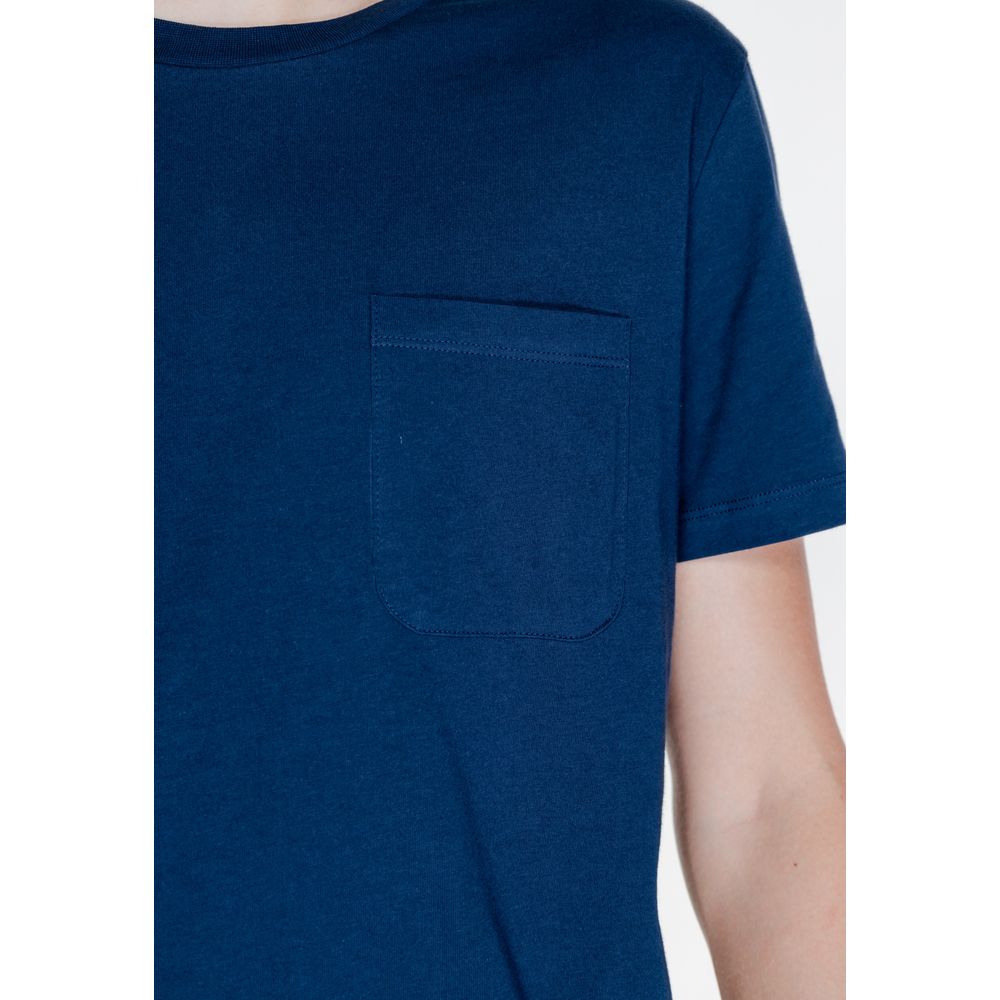 Peuterey Blue Cotton T-Shirt for Elevated Casual Style