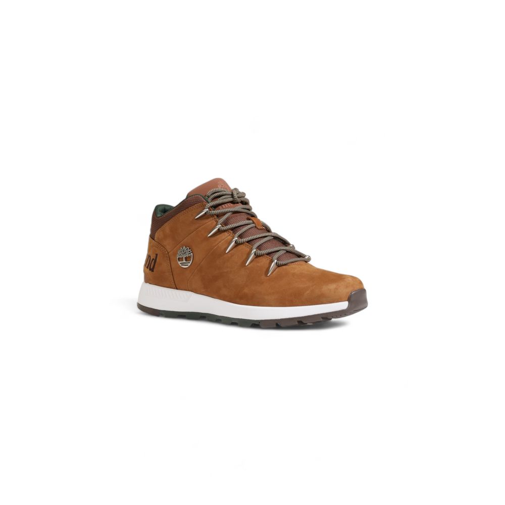Timberland Brown Recycled Fabric Sneaker for Sustainable Style