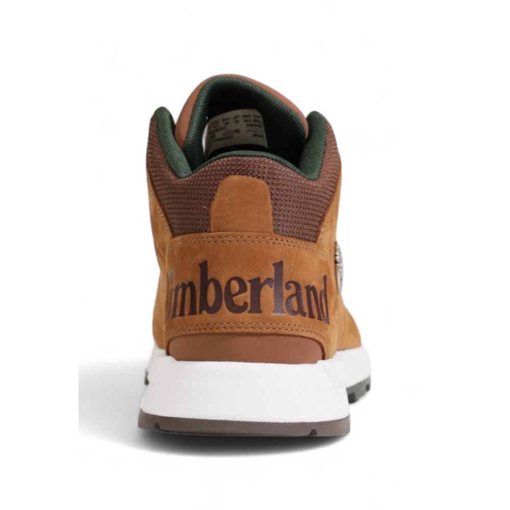 Timberland Brown Recycled Fabric Sneaker for Sustainable Style