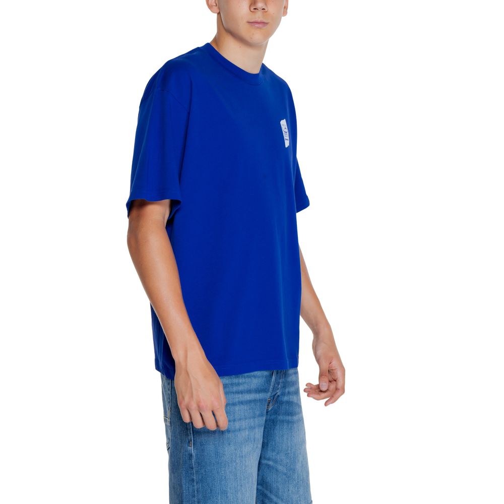 Replay Blue Cotton T-Shirt - Effortless Elegance Redefined