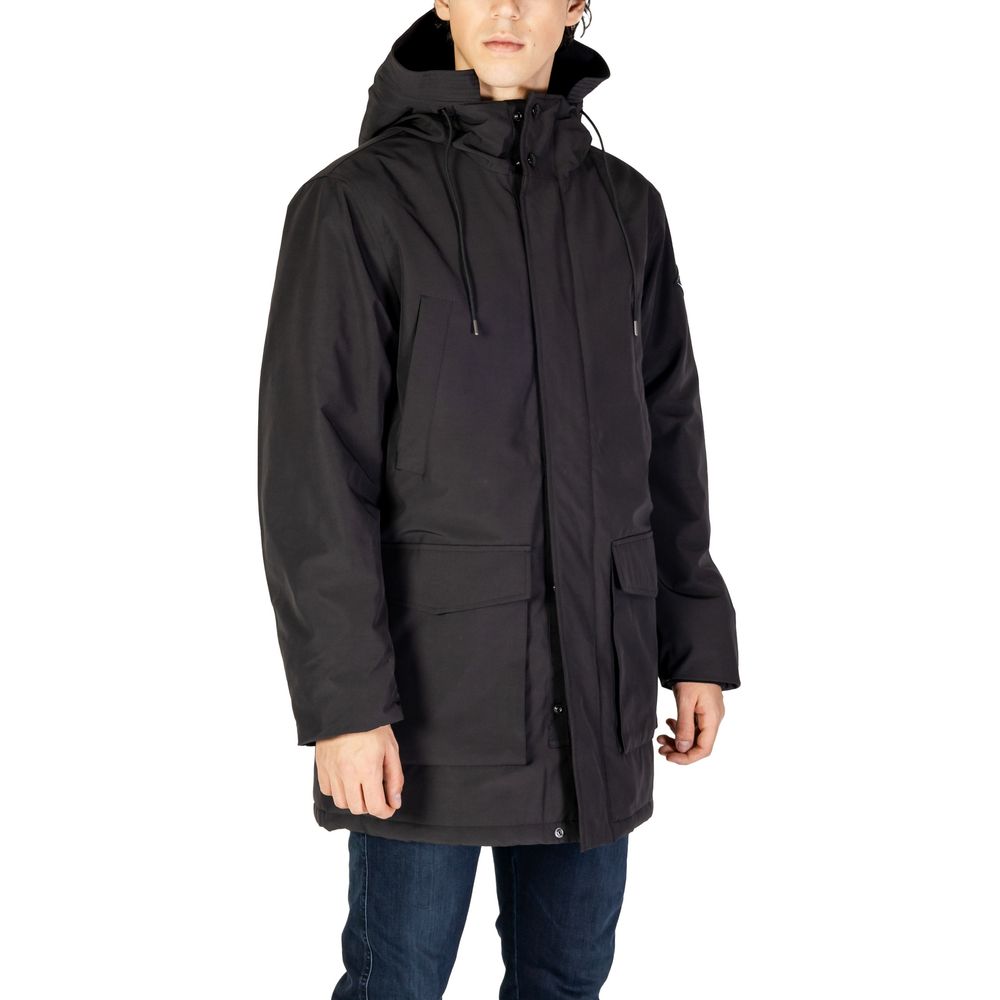 Replay Black Jacket with Contemporary Elegance and Style