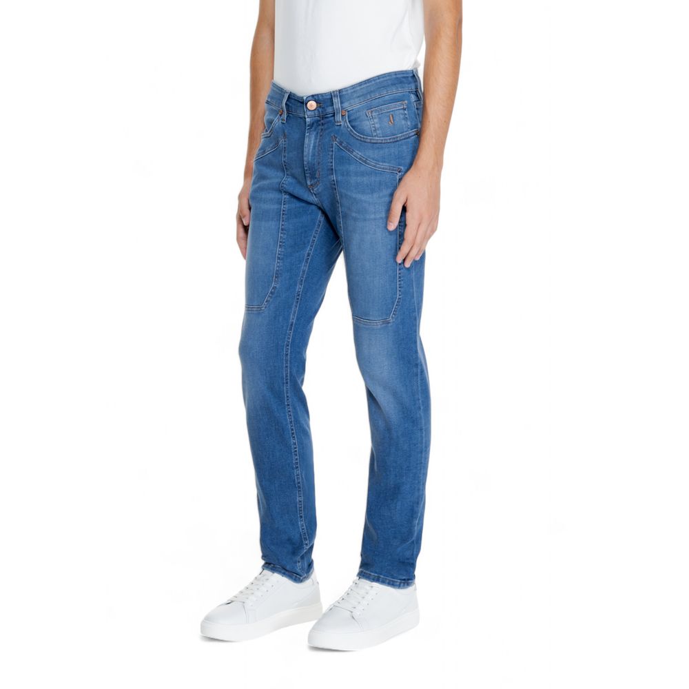 Jeckerson Blue Cotton Jeans for Elevated Style