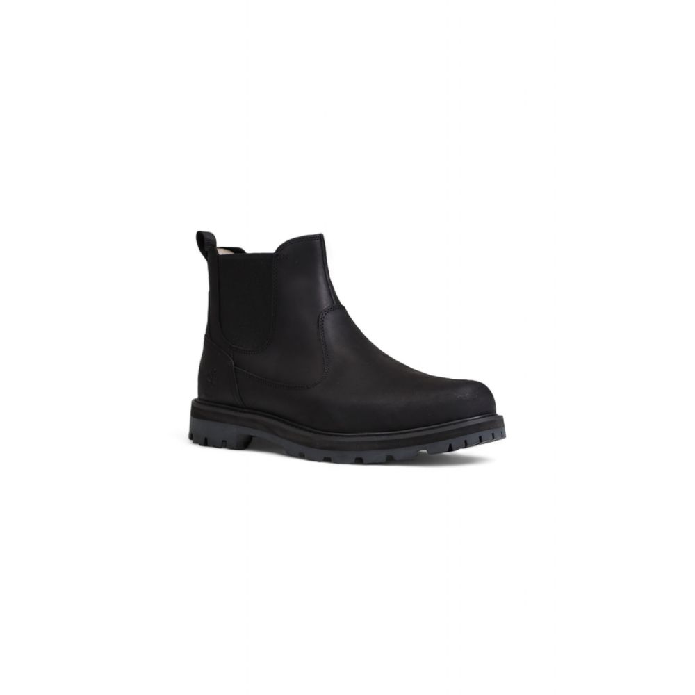 Timberland Black Nubuck Leather Boot for Elevated Style