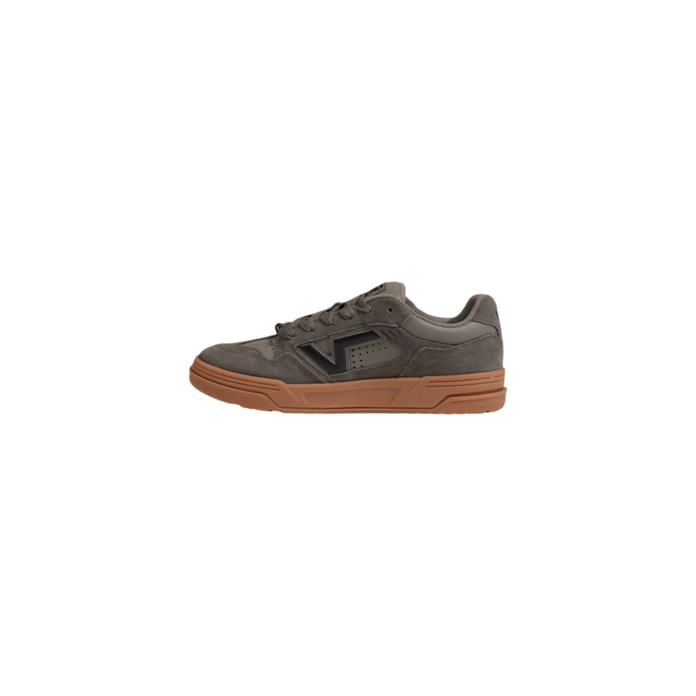 Vans Gray Suede Leather Sneaker for Elevated Style