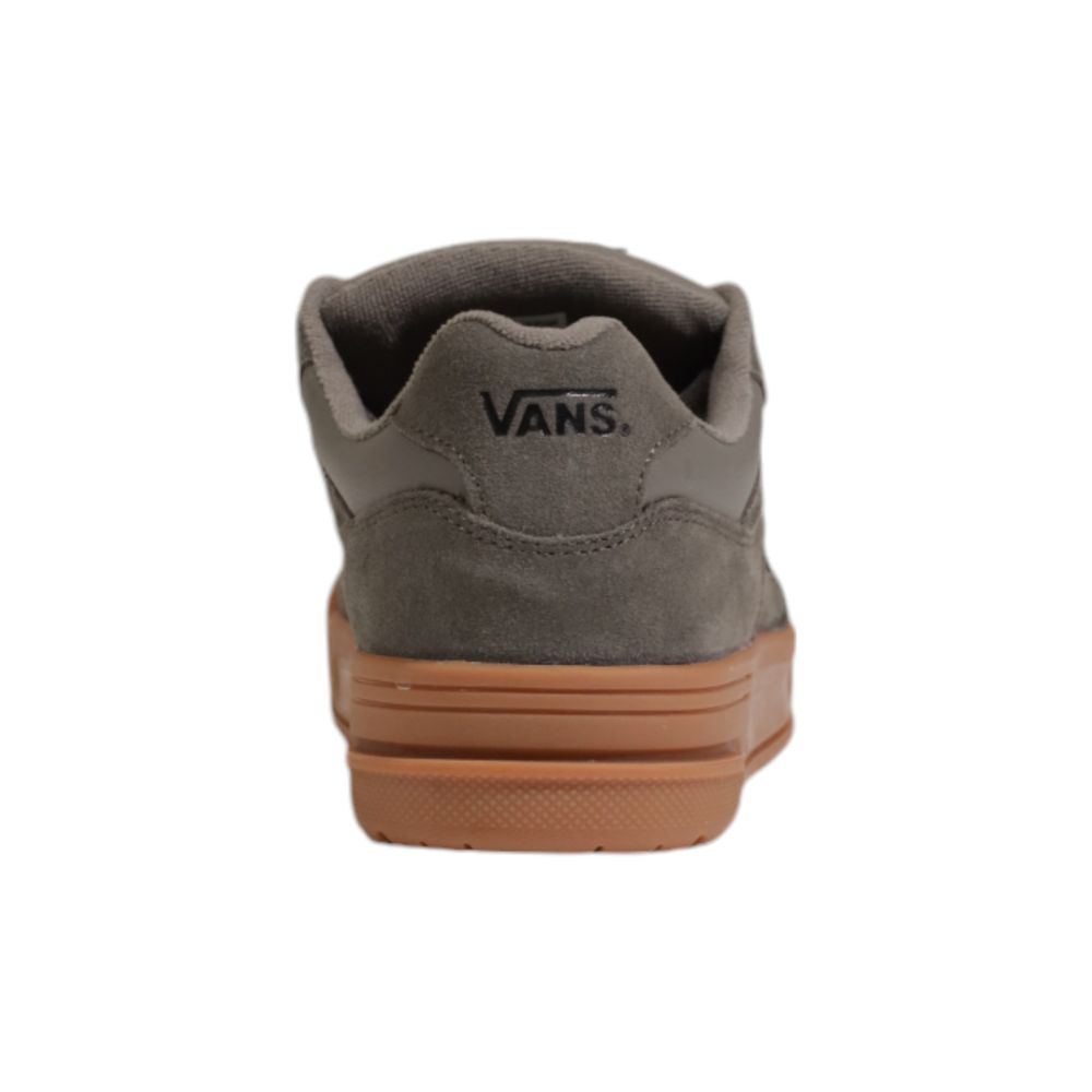 Vans Gray Suede Leather Sneaker for Elevated Style