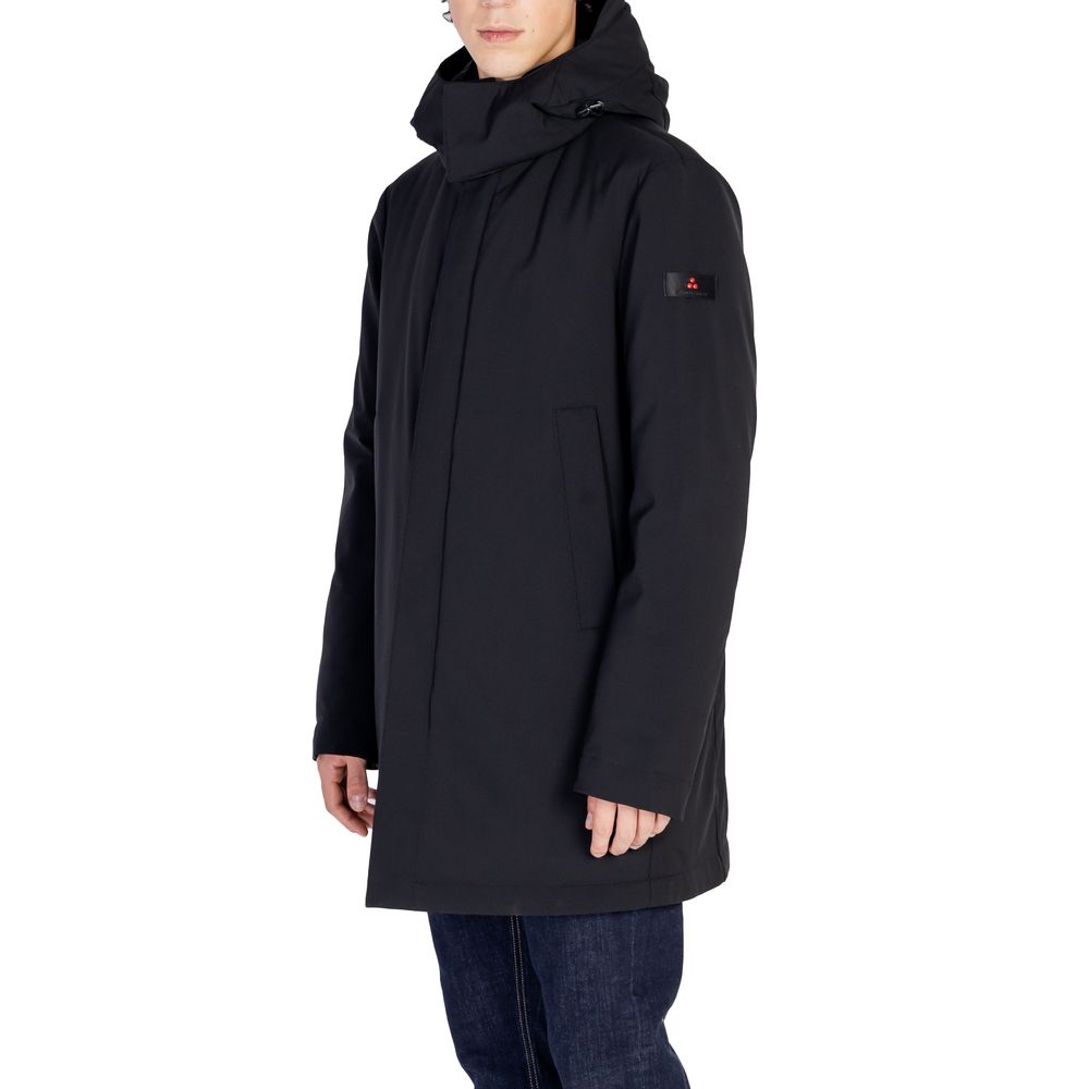Peuterey Black Wool Jacket for Urban Sophistication