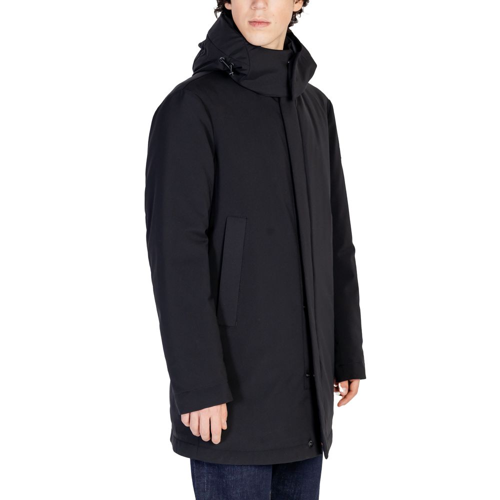 Peuterey Black Wool Jacket for Urban Sophistication