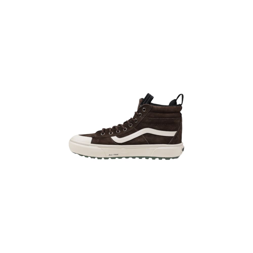Vans Brown Leather Sneaker with Timeless Elegance