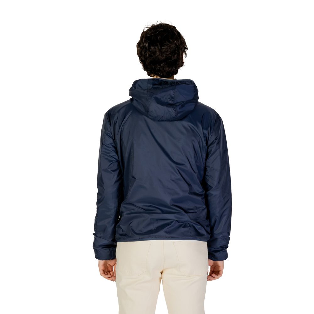 U.S. POLO ASSN. Blue Cotton Jacket Emphasizing Timeless Elegance