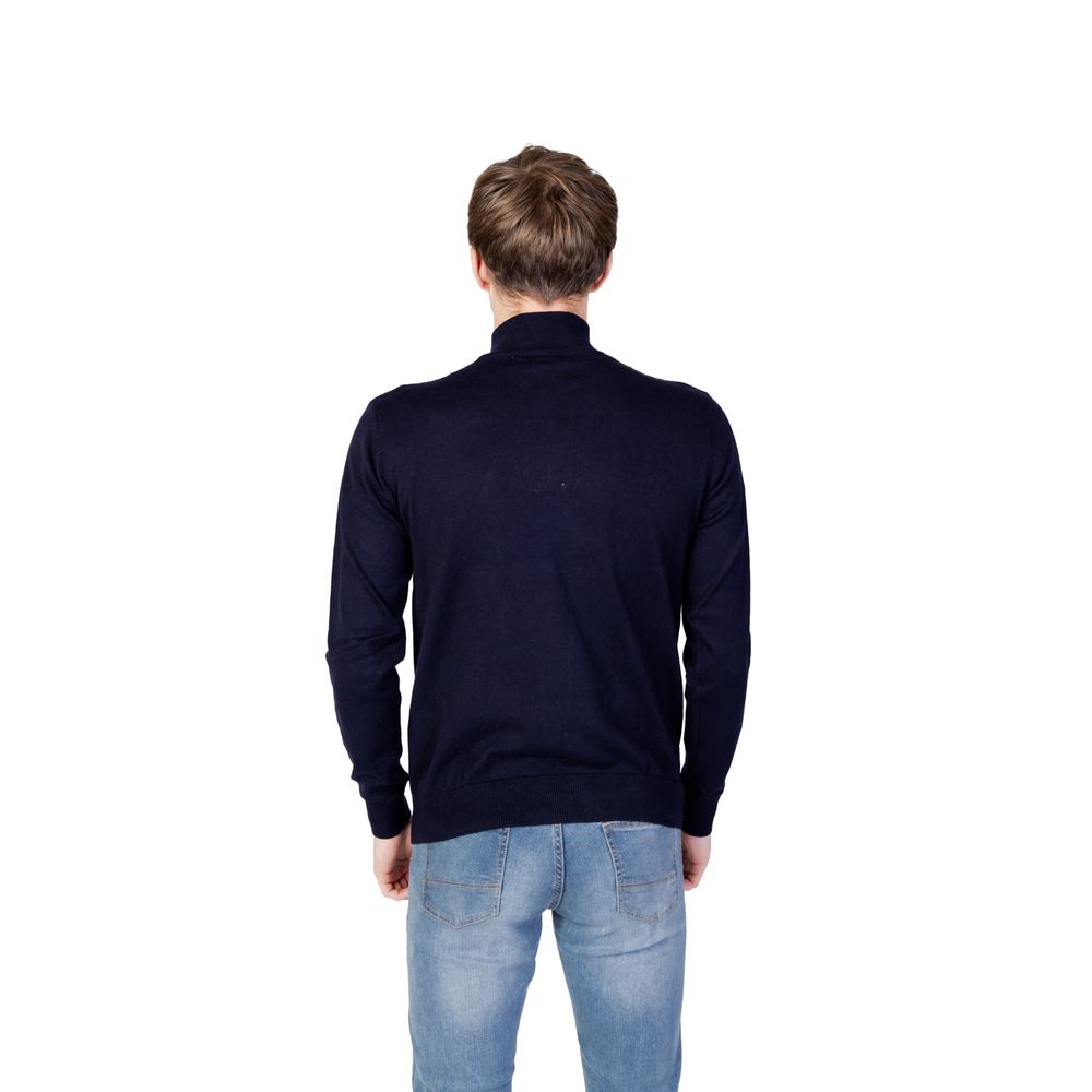 U.S. POLO ASSN. Blue Cotton Sweater for Elevated Style