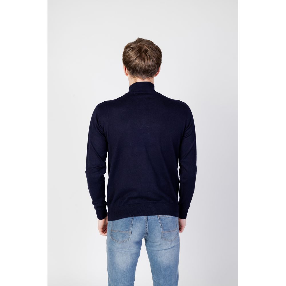 U.S. POLO ASSN. Blue Cotton Sweater for Elevated Style