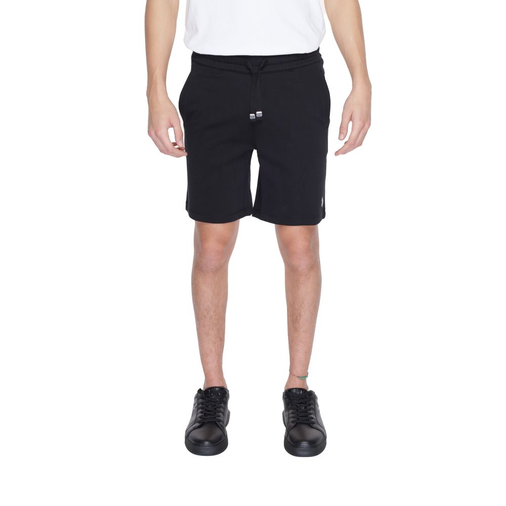 U.S. POLO ASSN. Black Cotton Shorts for Effortless Style