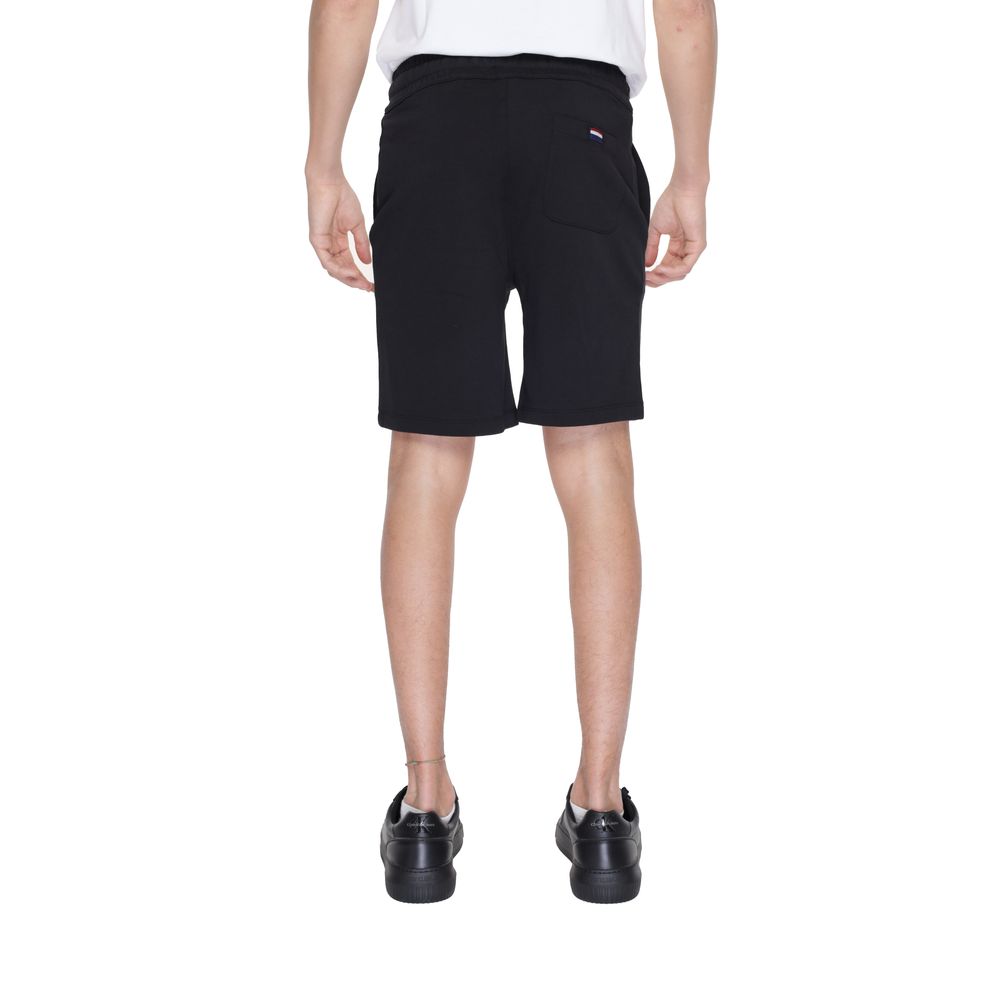 U.S. POLO ASSN. Black Cotton Shorts for Effortless Style