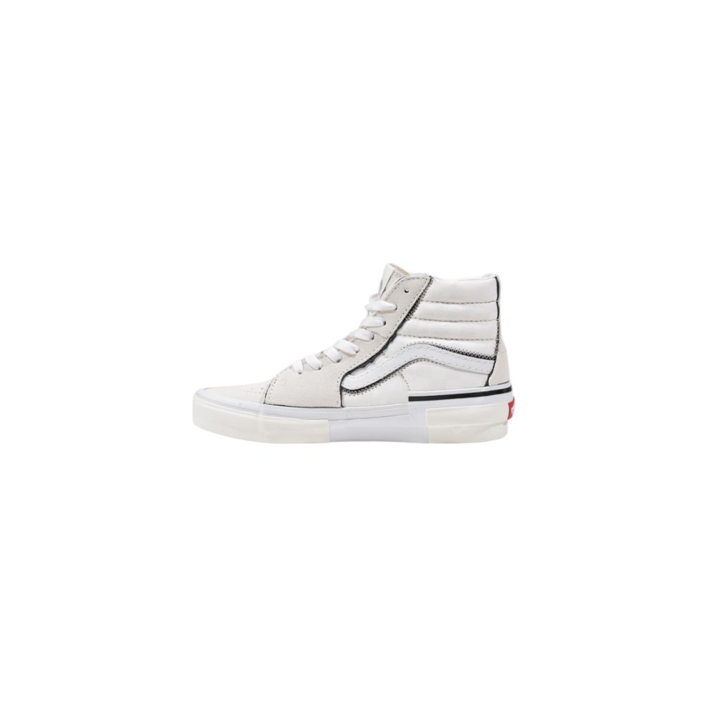 Vans Beige Leather Sneaker - Timeless Elegance Redefined