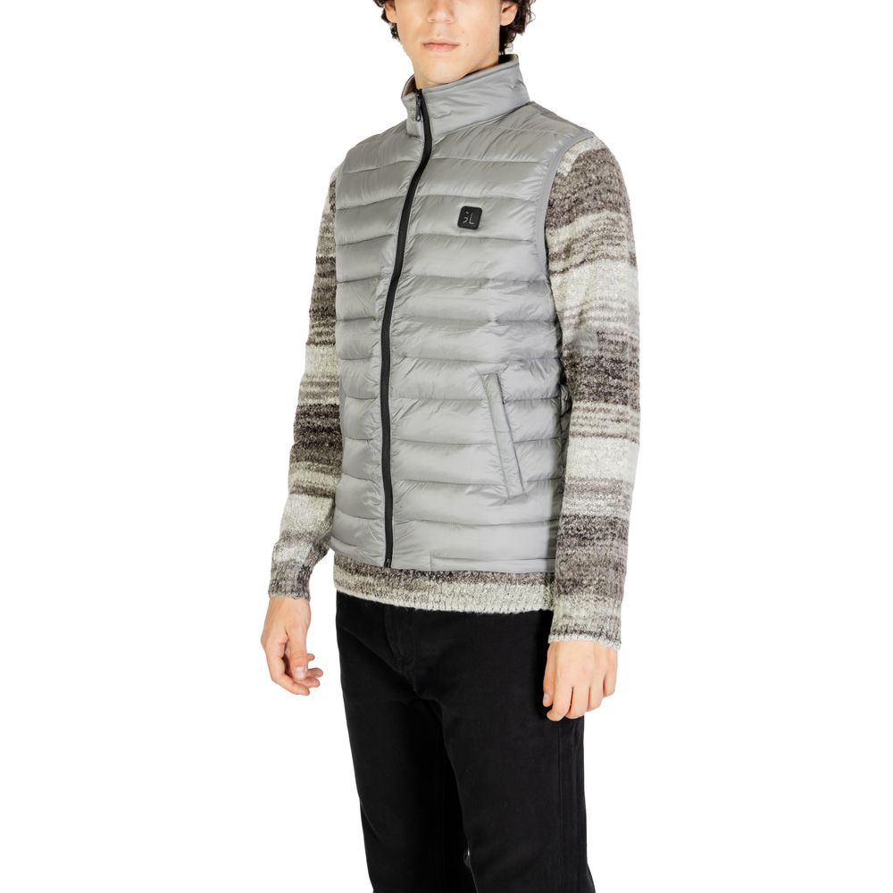 Gianni Lupo Gray Wool Jacket for Effortless Sophistication