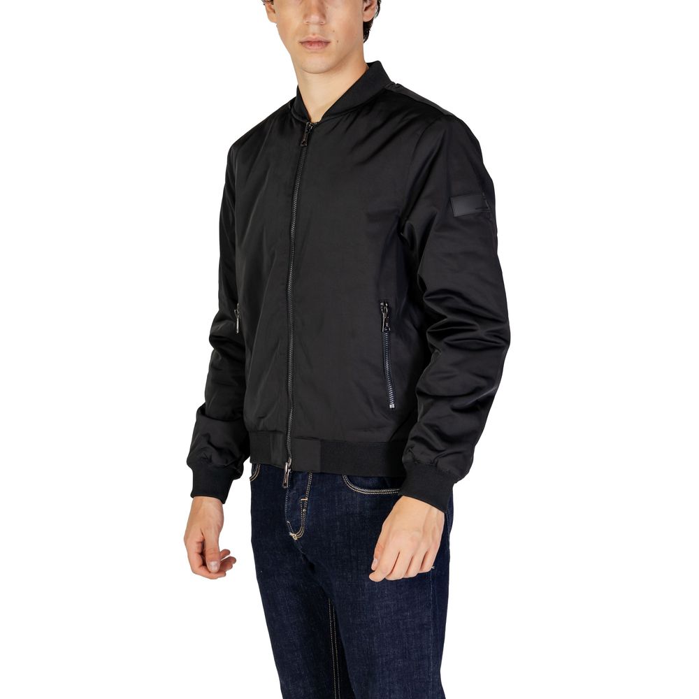 Gianni Lupo Black Wool Jacket for Elevated Style and Comfort