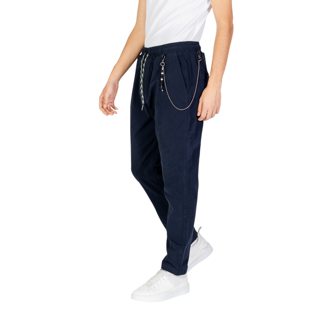 Gianni Lupo Blue Cotton Jeans for Elevated Style