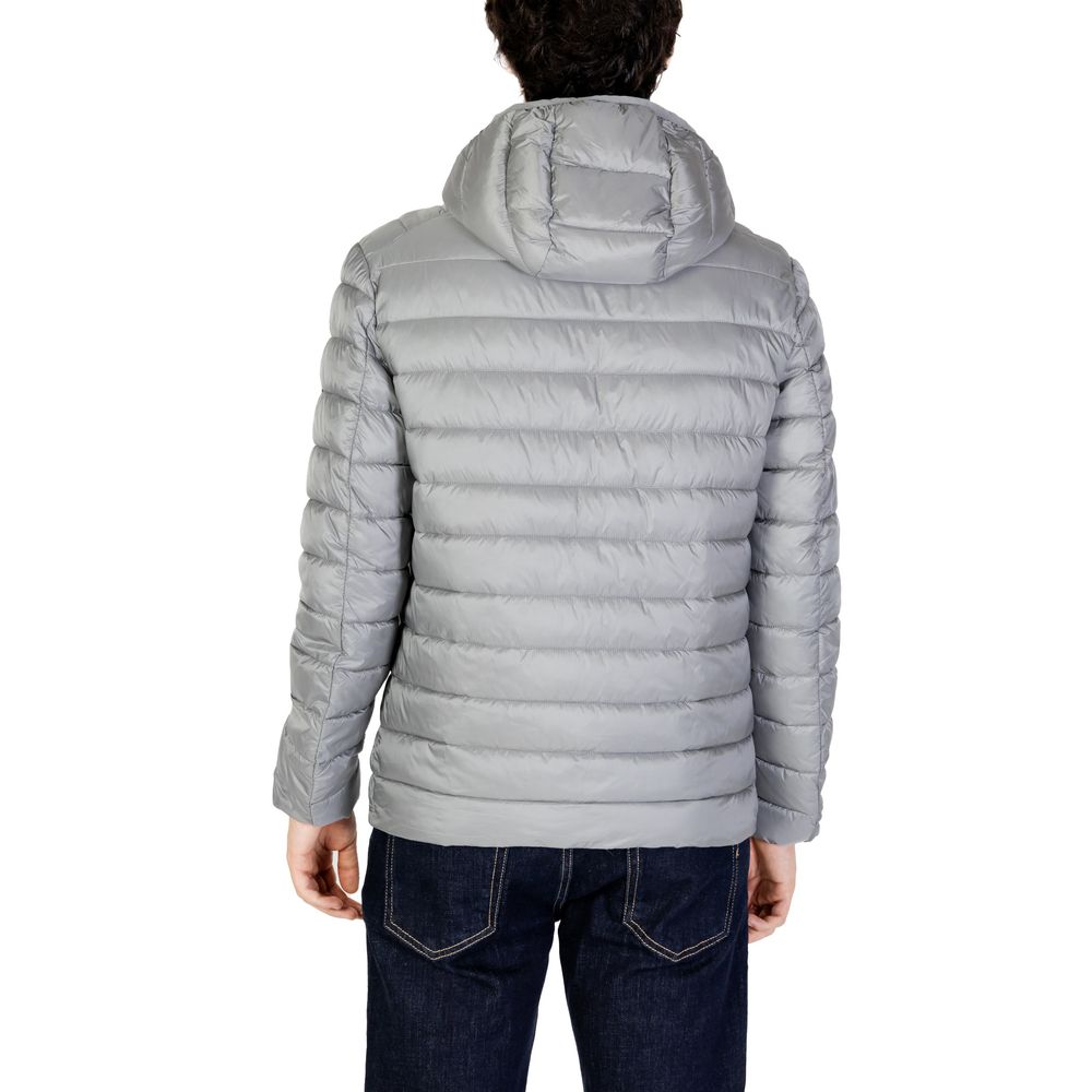 Gianni Lupo Gray Wool Jacket for Elevated Outerwear Style