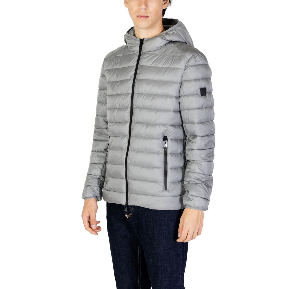 Gianni Lupo Gray Wool Jacket for Elevated Outerwear Style