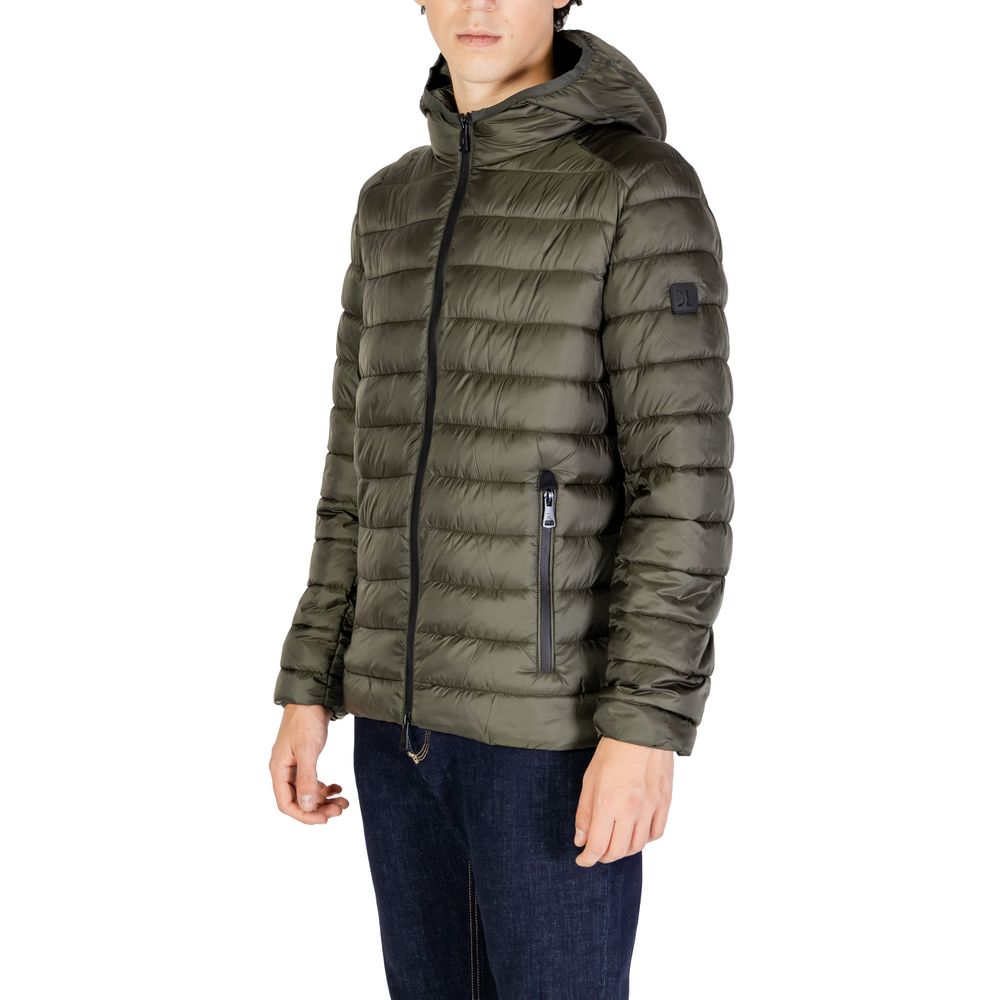 Gianni Lupo Green Wool Jacket for Elevated Style and Luxury
