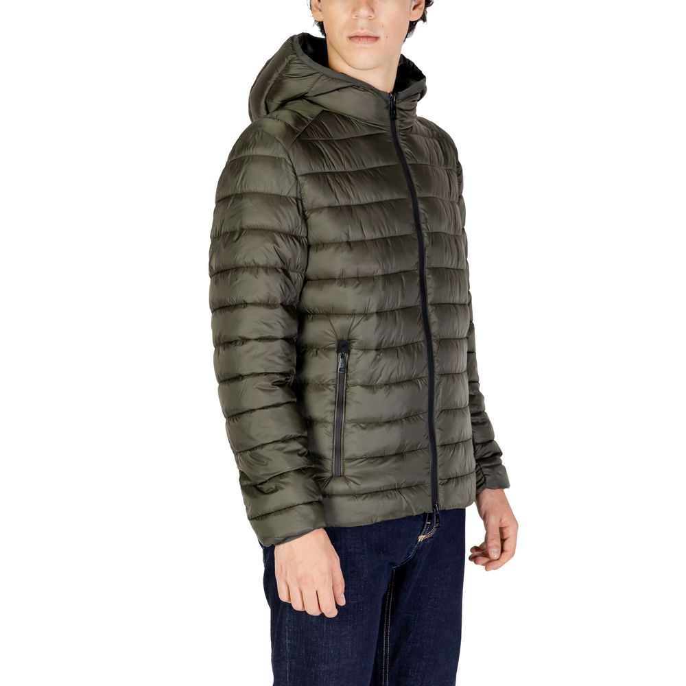 Gianni Lupo Green Wool Jacket for Elevated Style and Luxury