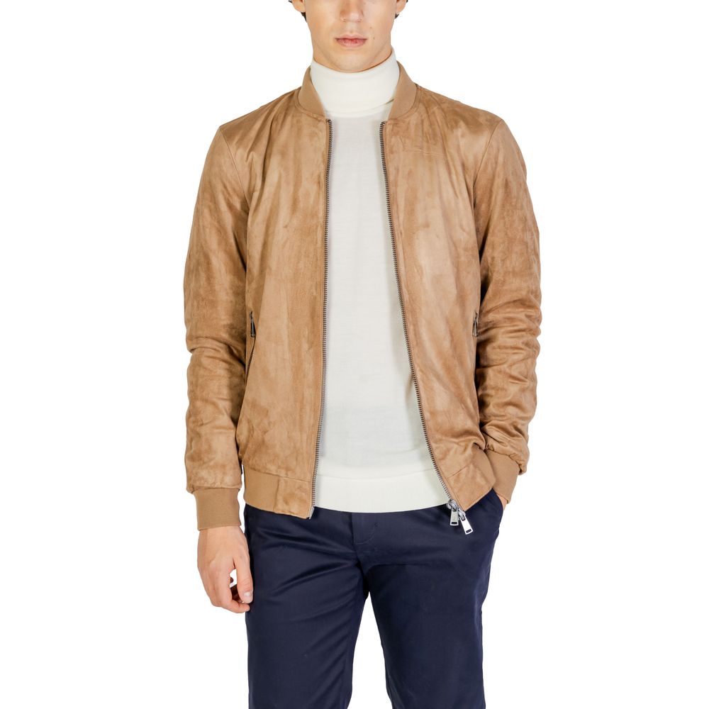 Gianni Lupo Beige Cotton Jacket for Elevated Style and Luxury