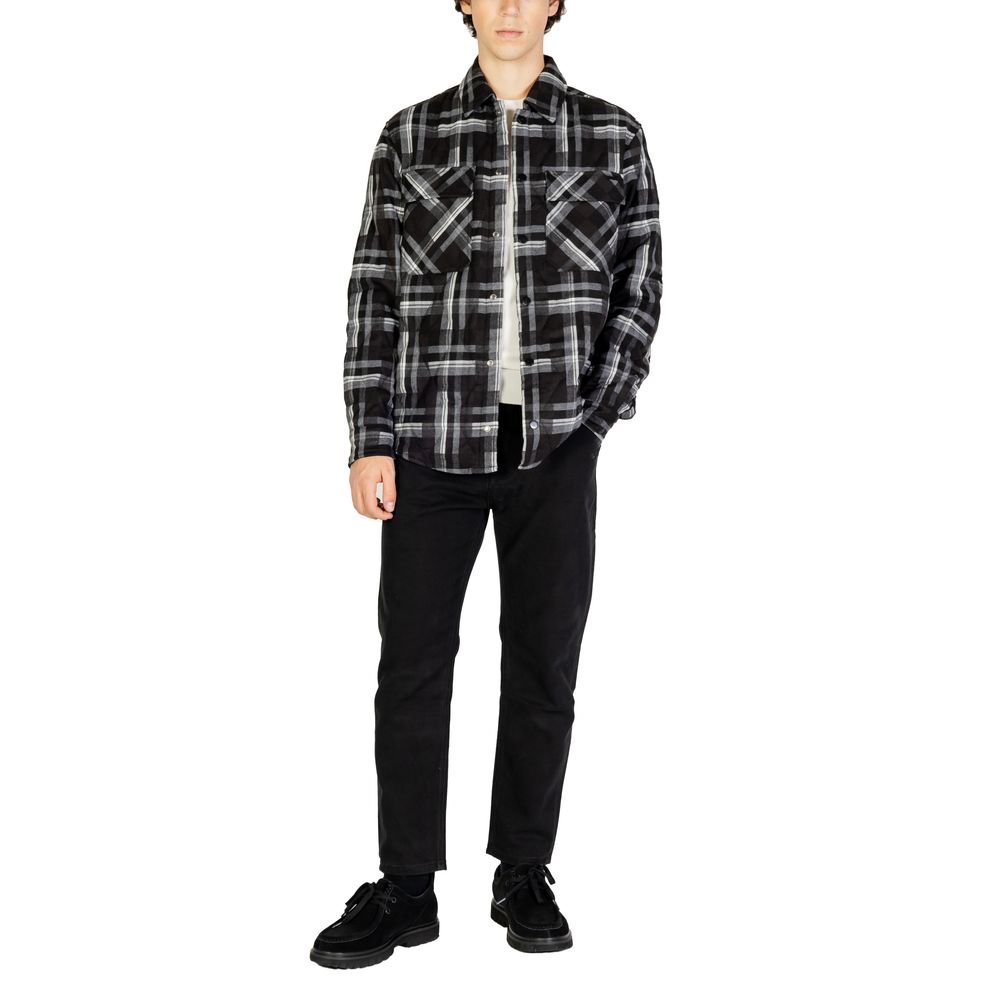 Gianni Lupo Black Wool Jacket for Elevated Sophistication