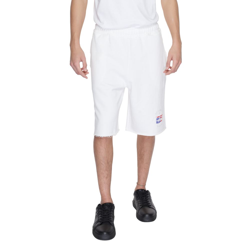 Underclub White Cotton Short - Effortless Summer Elegance