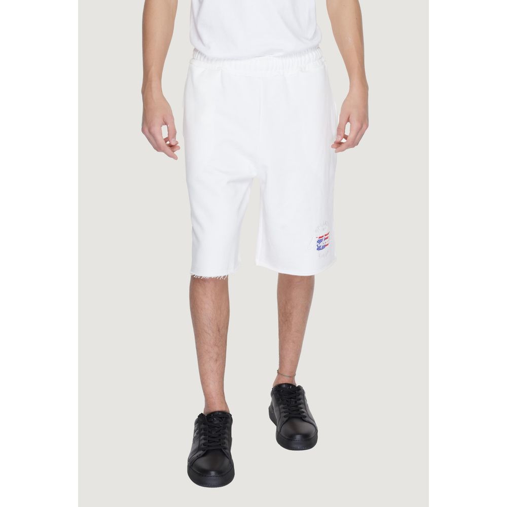 Underclub White Cotton Short - Effortless Summer Elegance