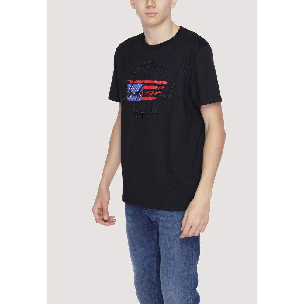 Underclub Black Cotton T-Shirt for Effortless Elegance