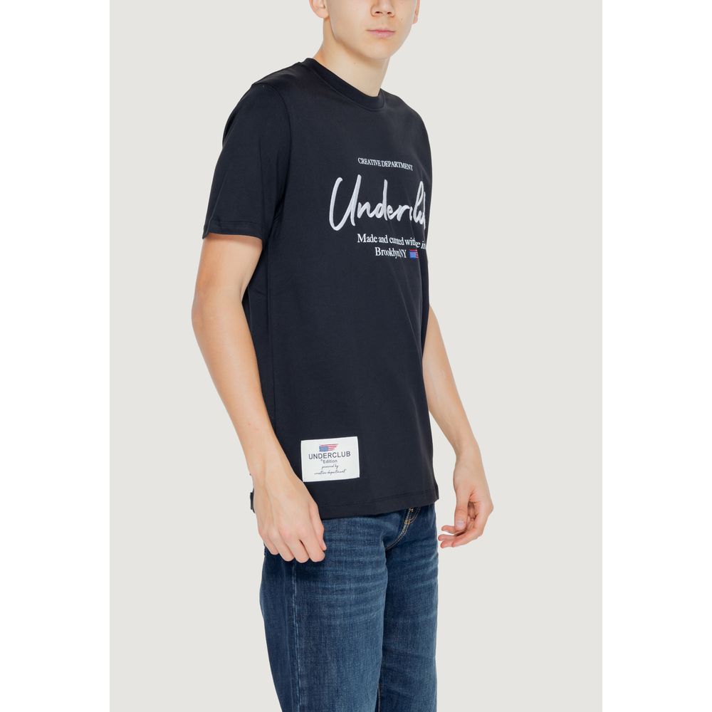 Underclub Black Cotton T-Shirt for Effortless Elegance