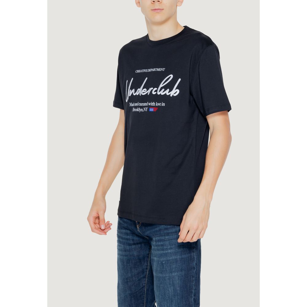 Underclub Black Cotton T-Shirt for Effortless Elegance