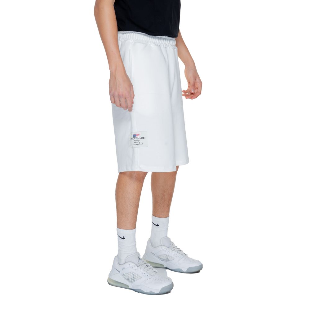 Underclub White Cotton Short - Effortless Summer Elegance