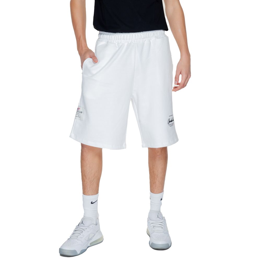 Underclub White Cotton Short - Effortless Summer Elegance