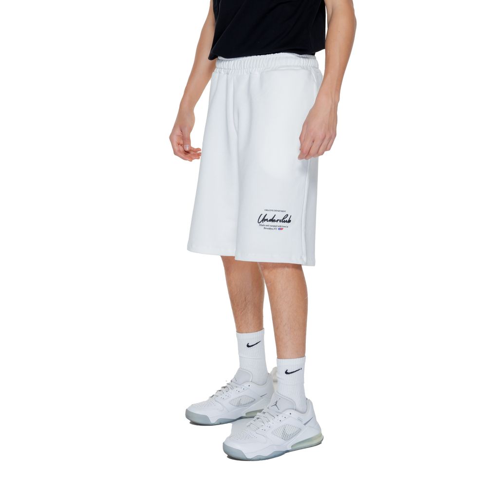 Underclub White Cotton Short - Effortless Summer Elegance