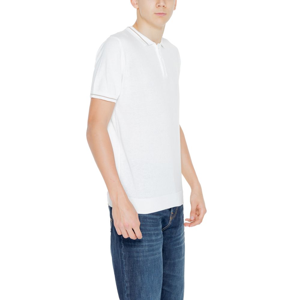 Hamaki-Ho White Cotton T-Shirt for Effortless Sophistication