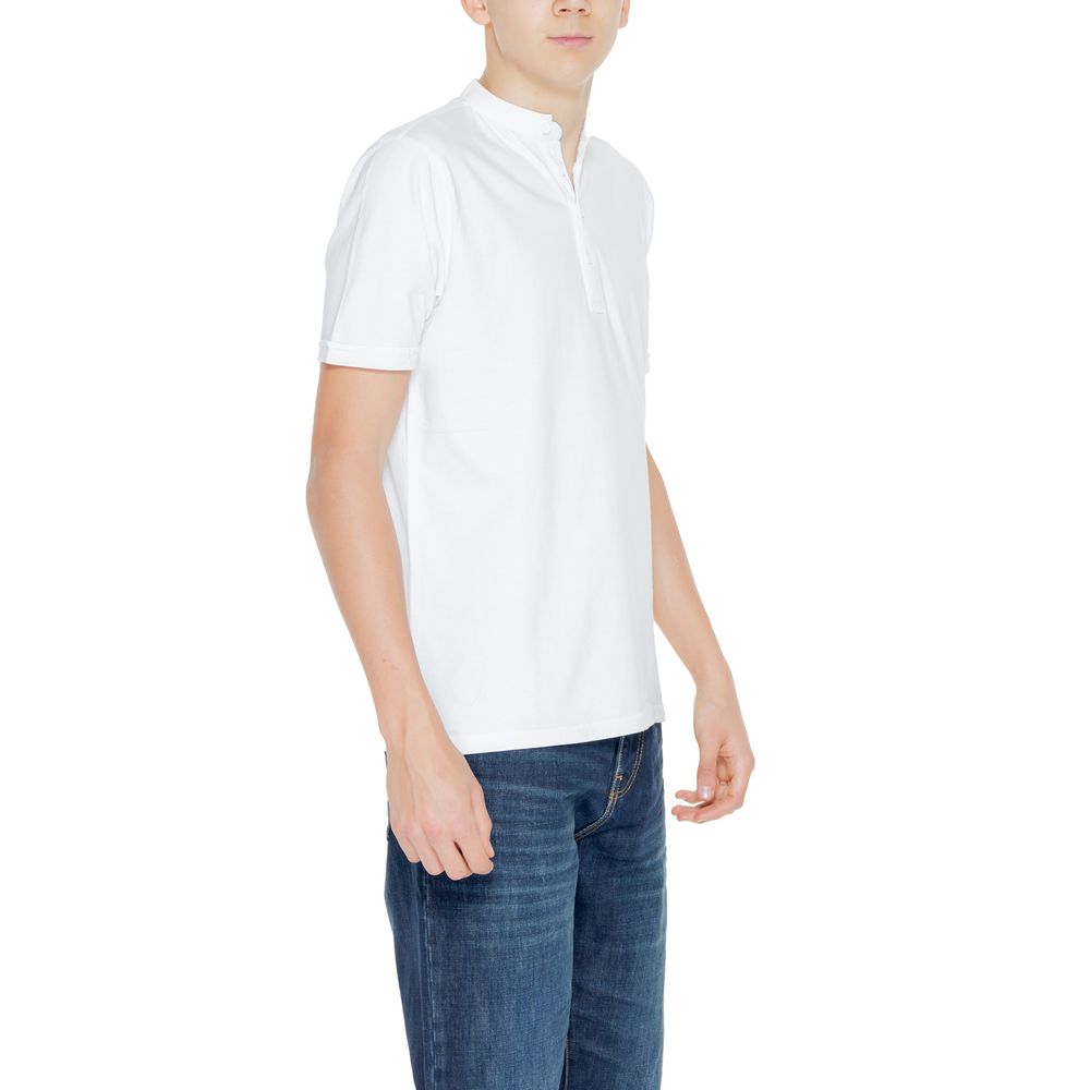 Hamaki-Ho White Cotton T-Shirt for Effortless Elegance