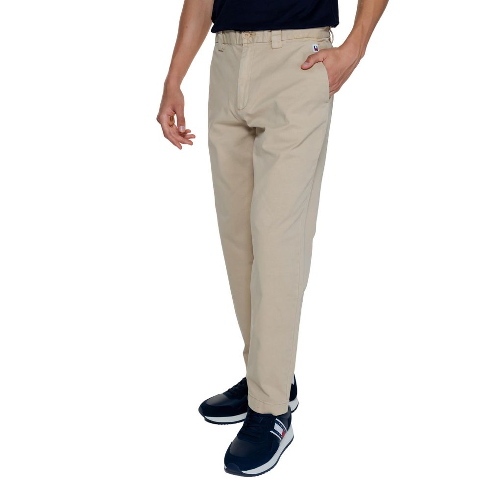 Tommy Hilfiger Gold Recycled Cotton Jeans & Pant