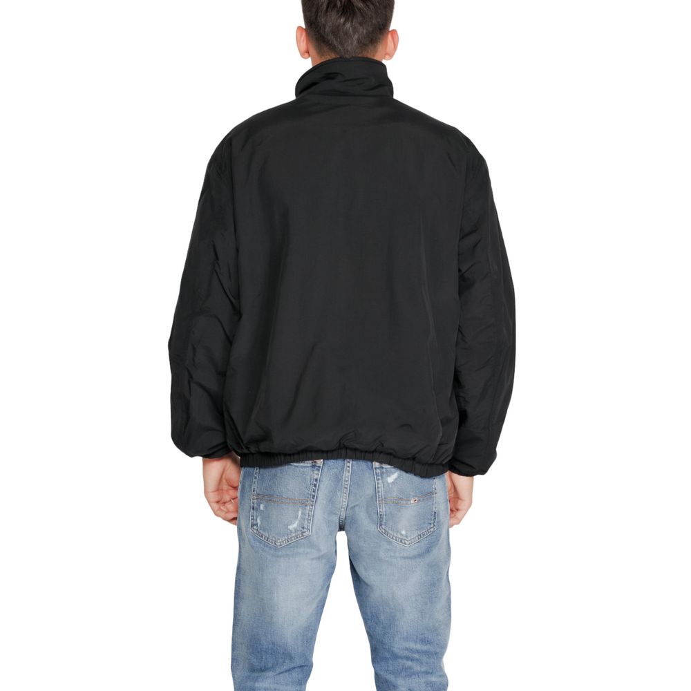 Tommy Hilfiger Black Recycled Fabric Jacket for Elevated Style