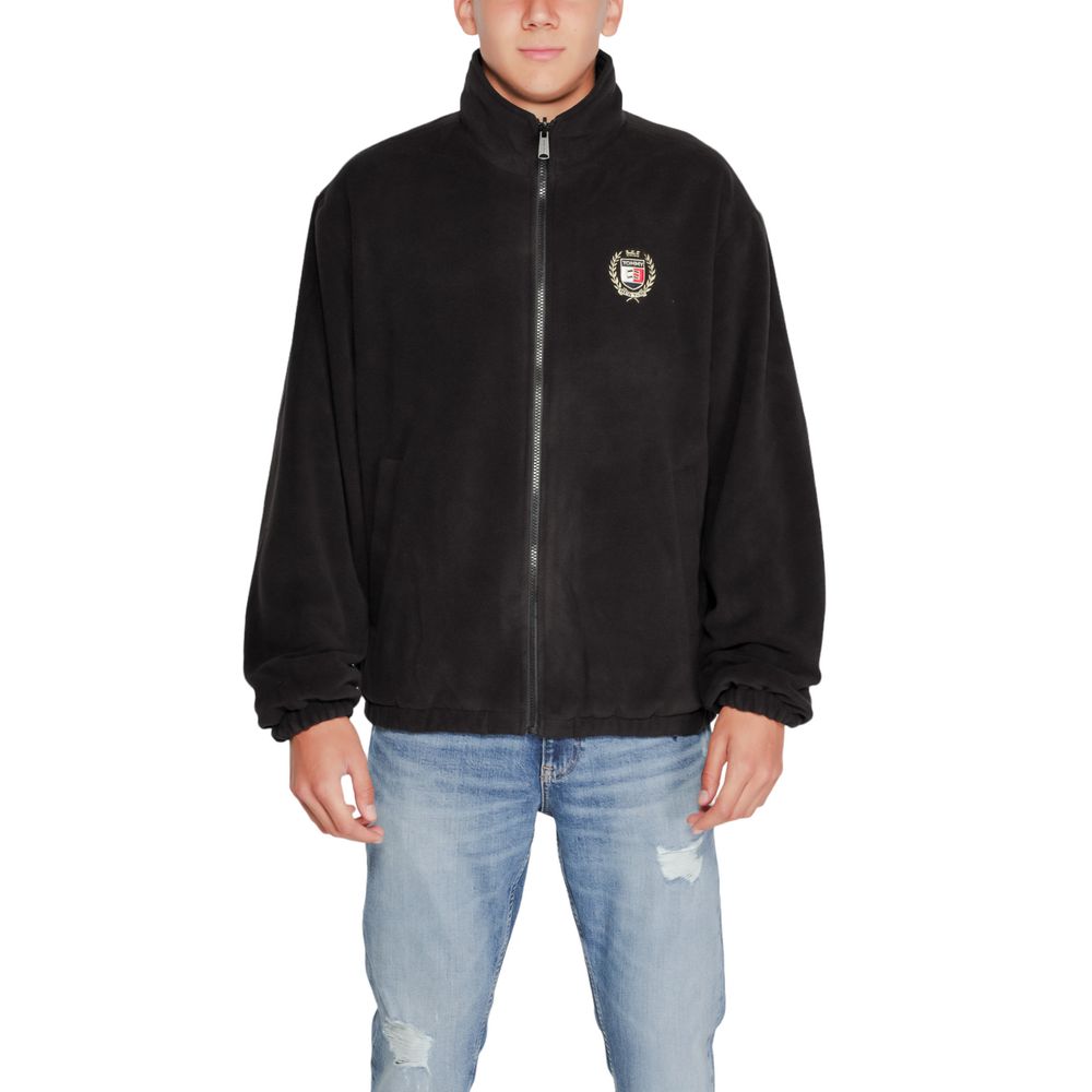 Tommy Hilfiger Black Recycled Fabric Jacket for Elevated Style