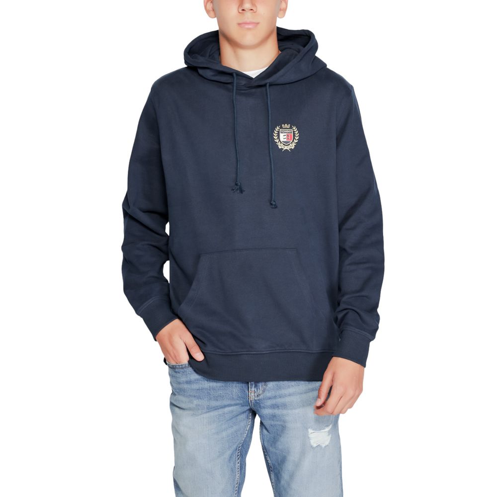 Tommy Hilfiger Blue Cotton Sweater for Elevated Style
