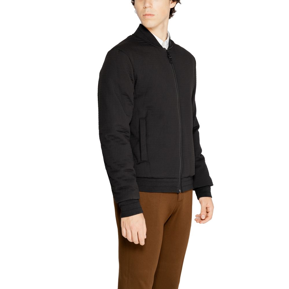 Antony Morato Black Wool Jacket - Timeless Elegance Redefined