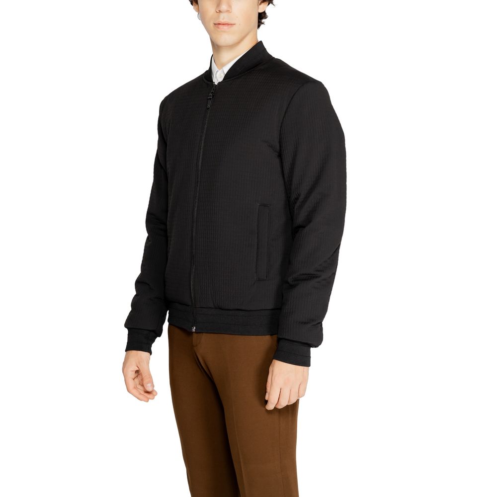 Antony Morato Black Wool Jacket - Timeless Elegance Redefined