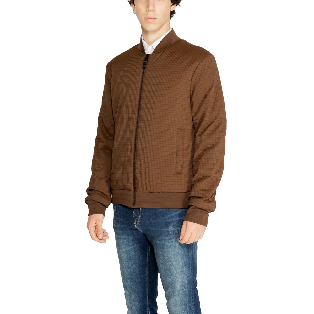 Antony Morato Brown Wool Jacket for Elevated Style