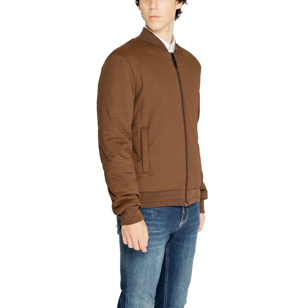 Antony Morato Brown Wool Jacket for Elevated Style