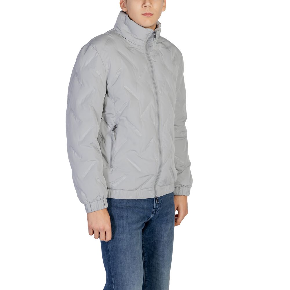 Antony Morato Gray Wool Jacket with Refined Elegance