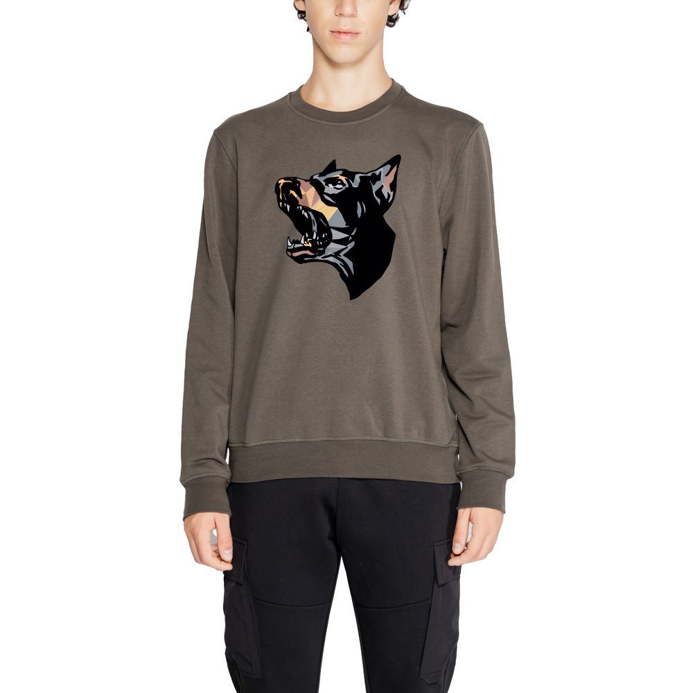 Antony Morato Green Cotton Sweater for Elevated Style