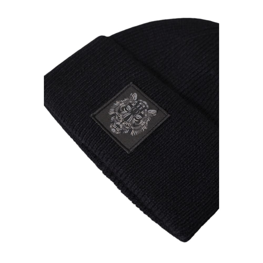 Antony Morato Black Wool Hat for Refined Style